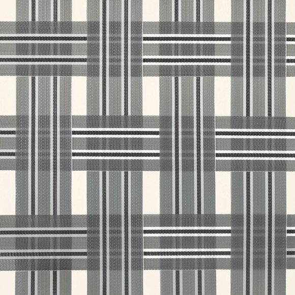 Folding Lawn Chair – Hearth &‎ Hand Magnolia – Blue Gray Plaid Wood Arms - Picture 5 of 9